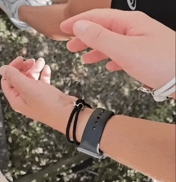 SoleMates™ Bransoletki Magnetyczne Serce